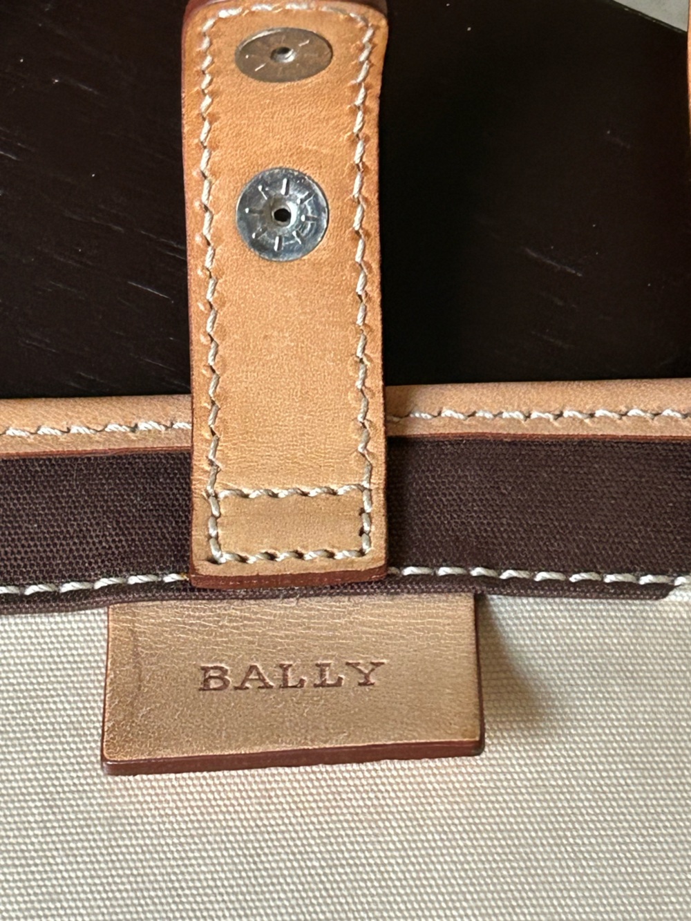 Authentic Vintage BALLY Baltista Hanging Travel Organizer Toiletry Bag PRISTINE! - Picture 12 of 12
